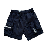 SR Denim Heavy Duty Nylon Utility Short (Black) - SR Denim