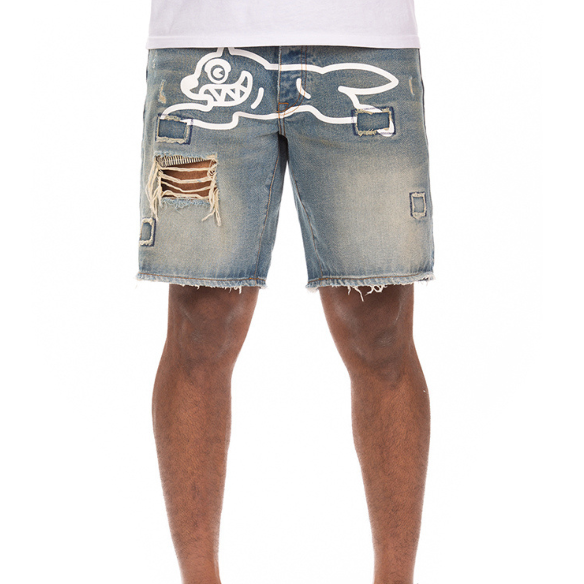 Icecream "Returner" Jean Shorts (Chocolate chip) - Ice Cream