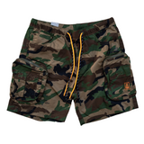 SR Denim Printed Nylon Utility Short (Camo) - SR Denim