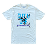 Outrank Cut U Off T-shirt (Vintage White/Grape) - Outrank