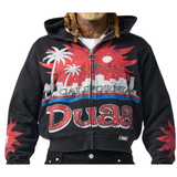 DUAA "Dreams" Zip Up Hoodie (Black) - DUAA