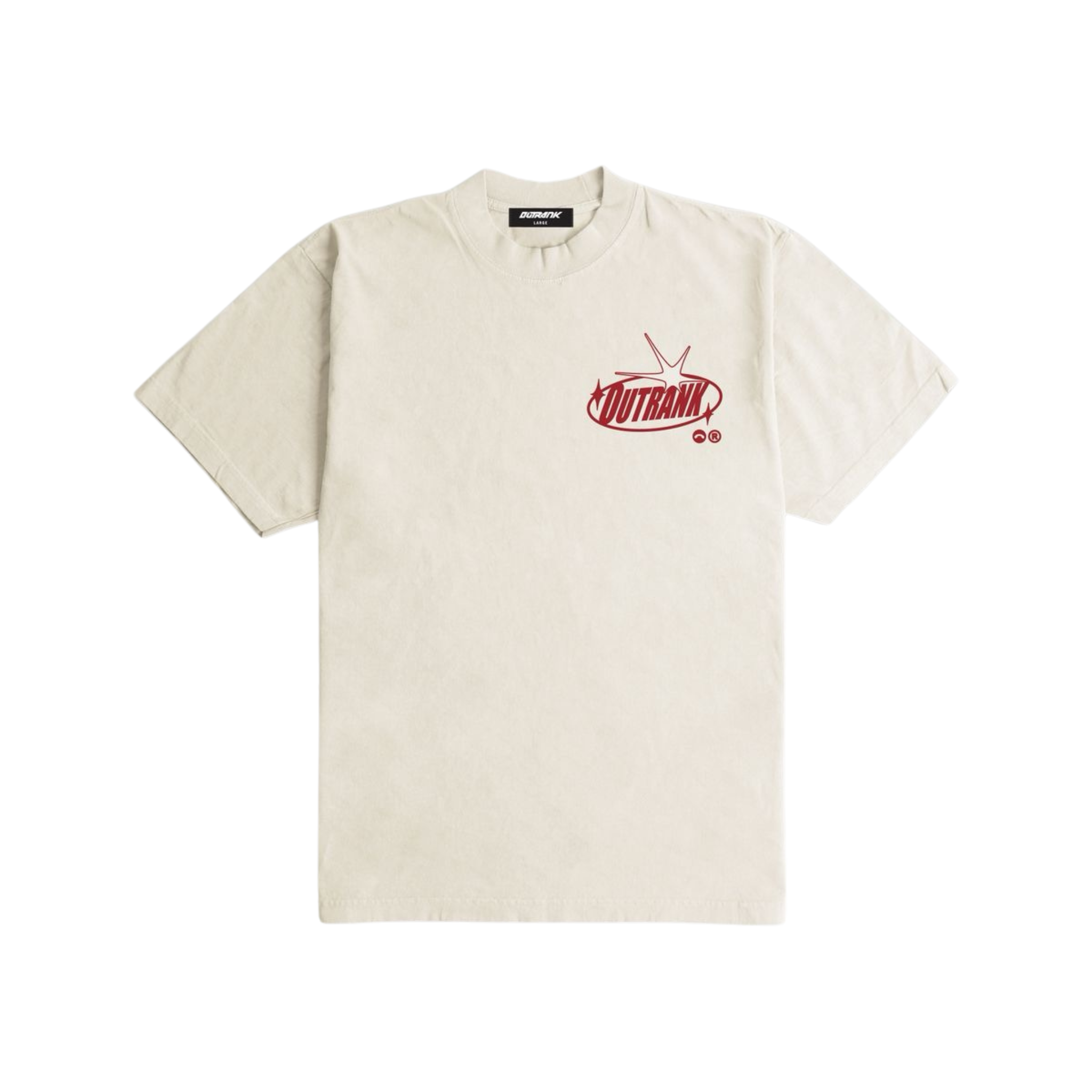 Outrank "Don’t Be Blowin’ Me Up" Heavyweight T-shirt (Cream) - Outrank