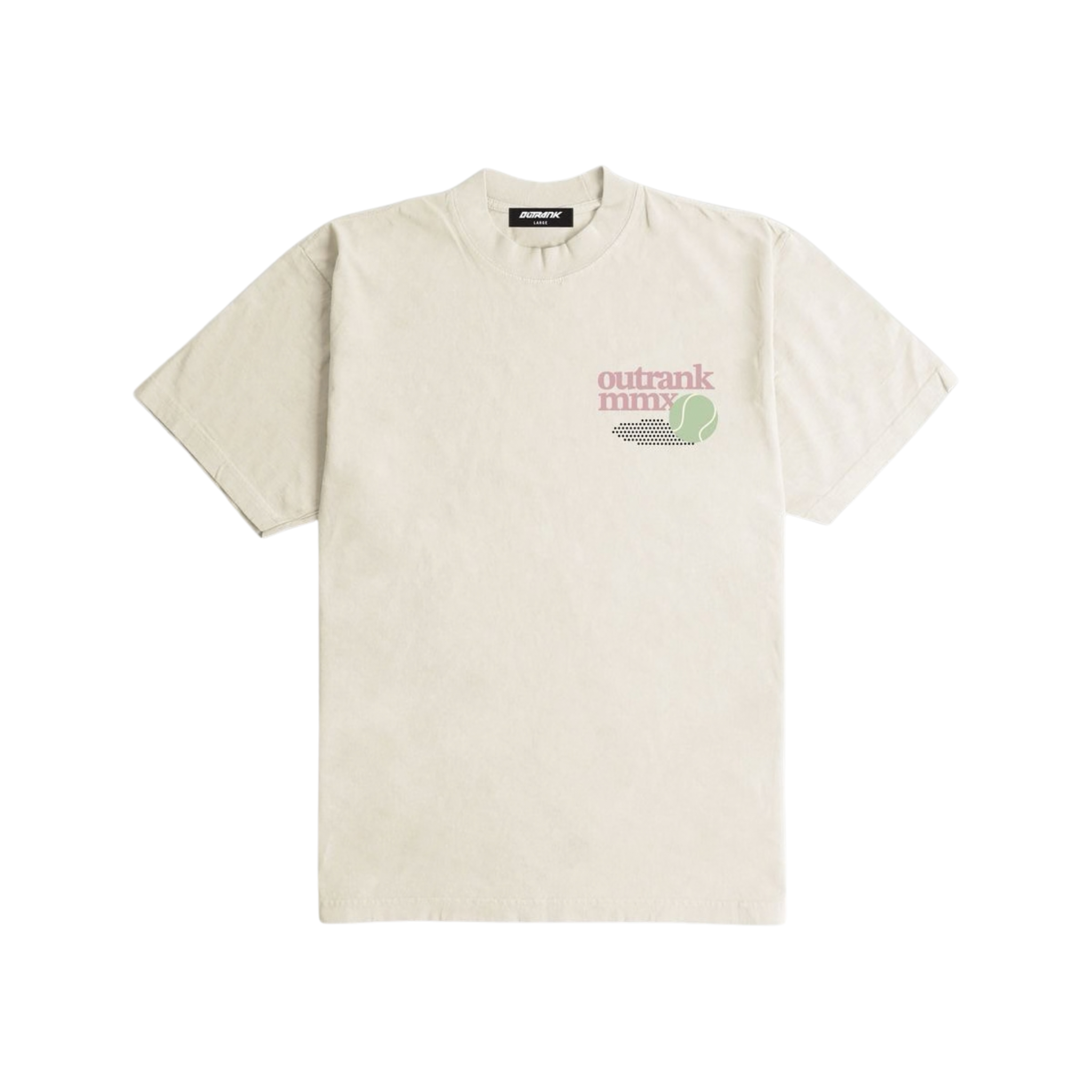 Outrank "Set for Success" Heavyweight T-shirt (Cream) - Outrank