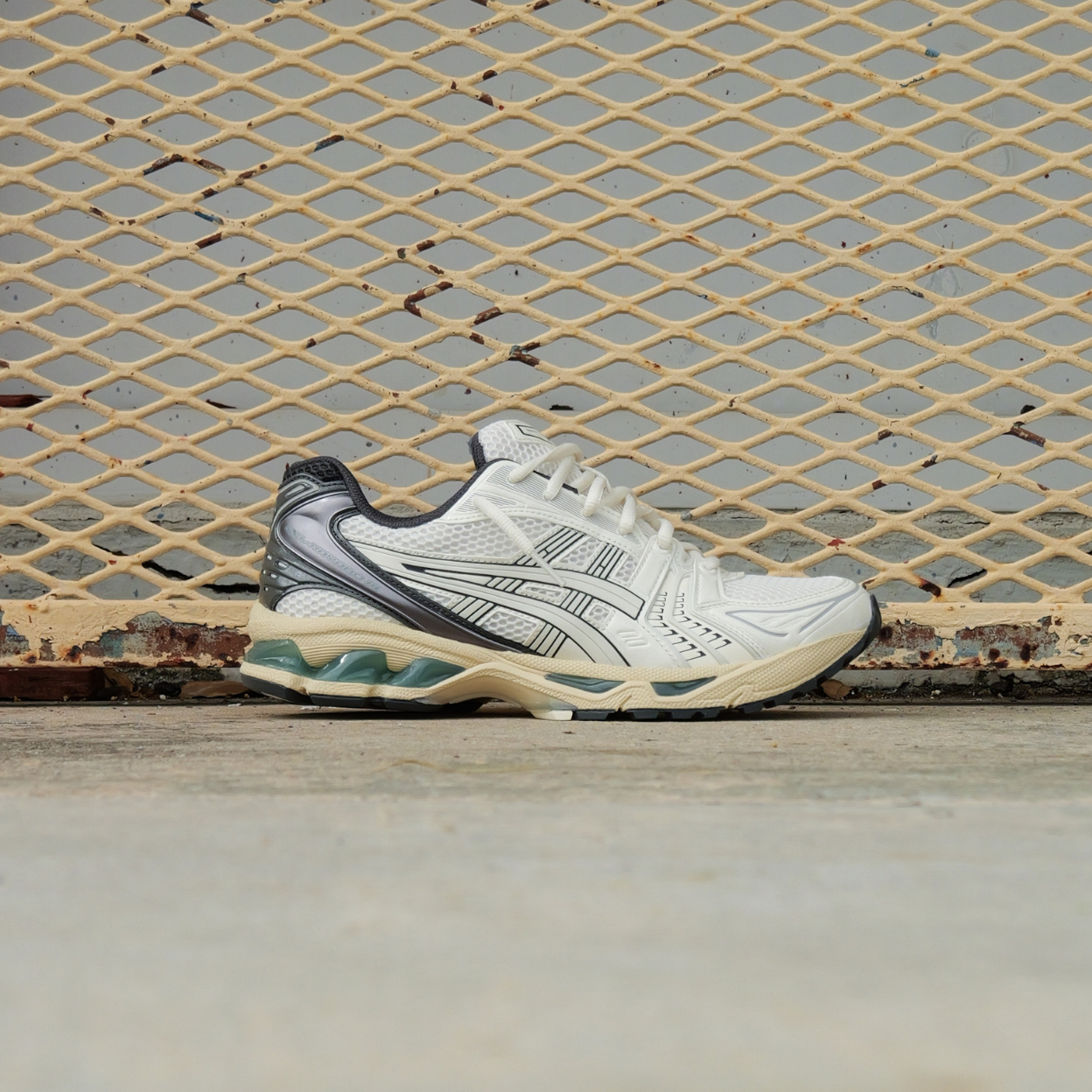 Mens Asics Gel-Kayano 14 (Cream/Obsidian Grey) - VIP Asics