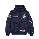 New Era x Alpha Industries Houston Astros L-2B Hooded Bomber Jacket