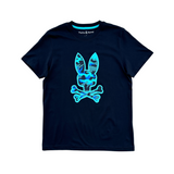 Psycho Bunny Rye Graphic Tee (Navy) - Psycho Bunny