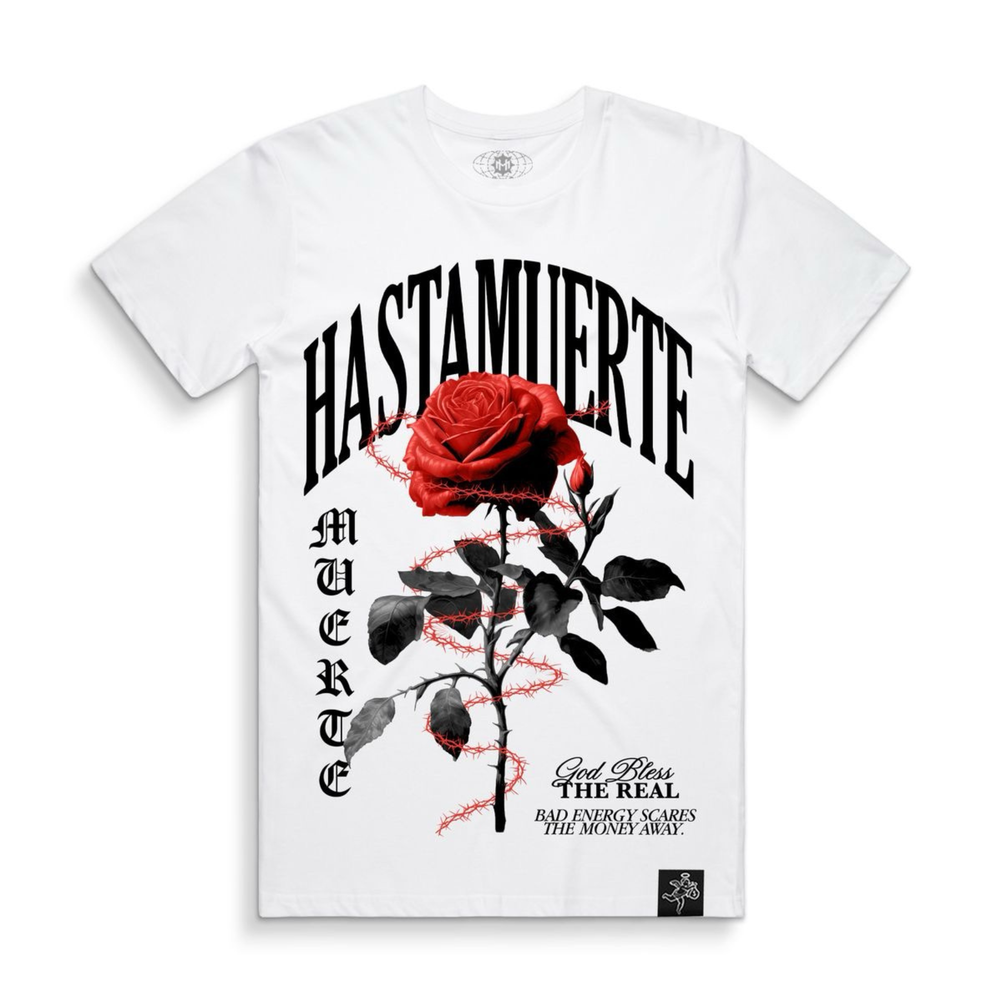 Hasta Muerte "Barb Flo Rose" (White) - HASTA MUERTE