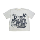 DSM "Spray Paint" Tee-Antique White/Black - Diet Starts Monday