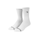 Paper Plane Icon II Socks (White) - Paper Plane