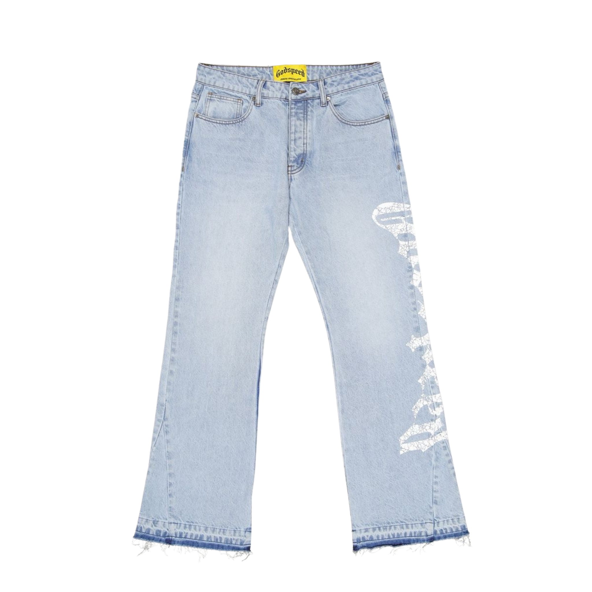 Godspeed "OG Logo" Flared Denim (Blue) - Godspeed