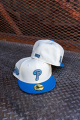 New Era Philadelphia Phillies 2008 World Series Champions Grey UV (Off White/Indigo) 59Fifty Fitted