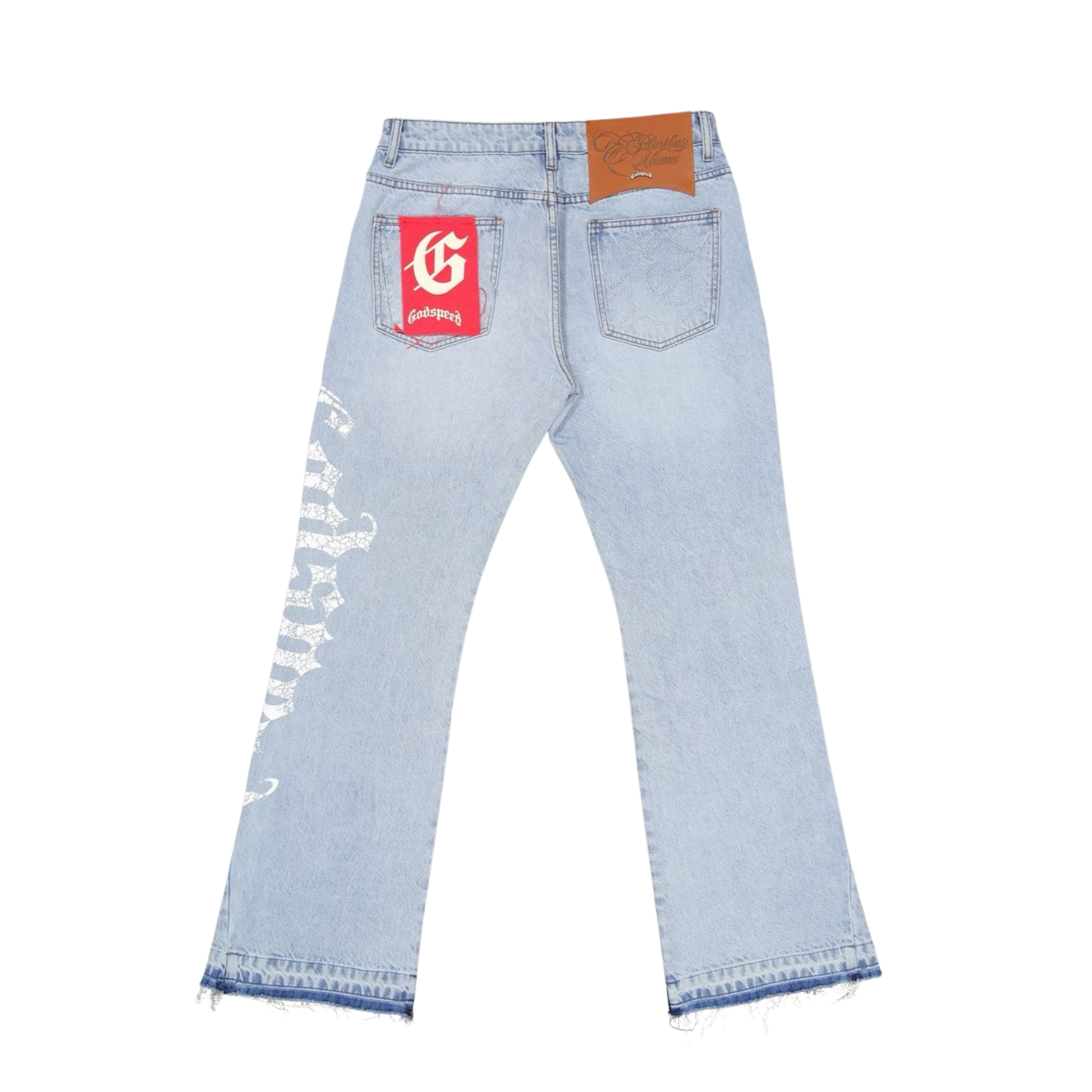 Godspeed "OG Logo" Flared Denim (Blue) - Godspeed