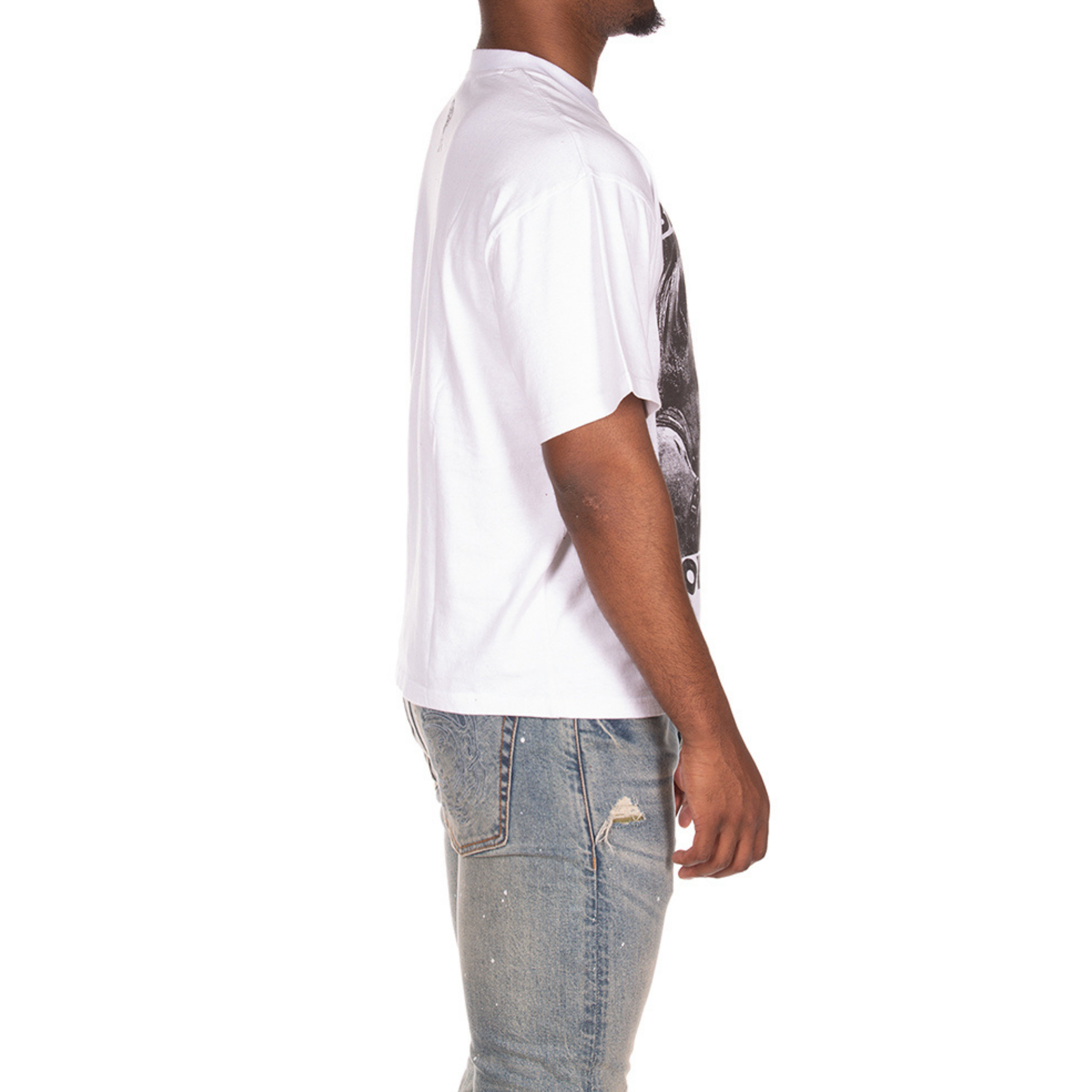 Billionaire Boys "Giant" SS Knit (Cropped Fit) (White) - Billionaire Boys Club