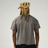 DUAA "Pull Up" SS Tee (Grey) - DUAA