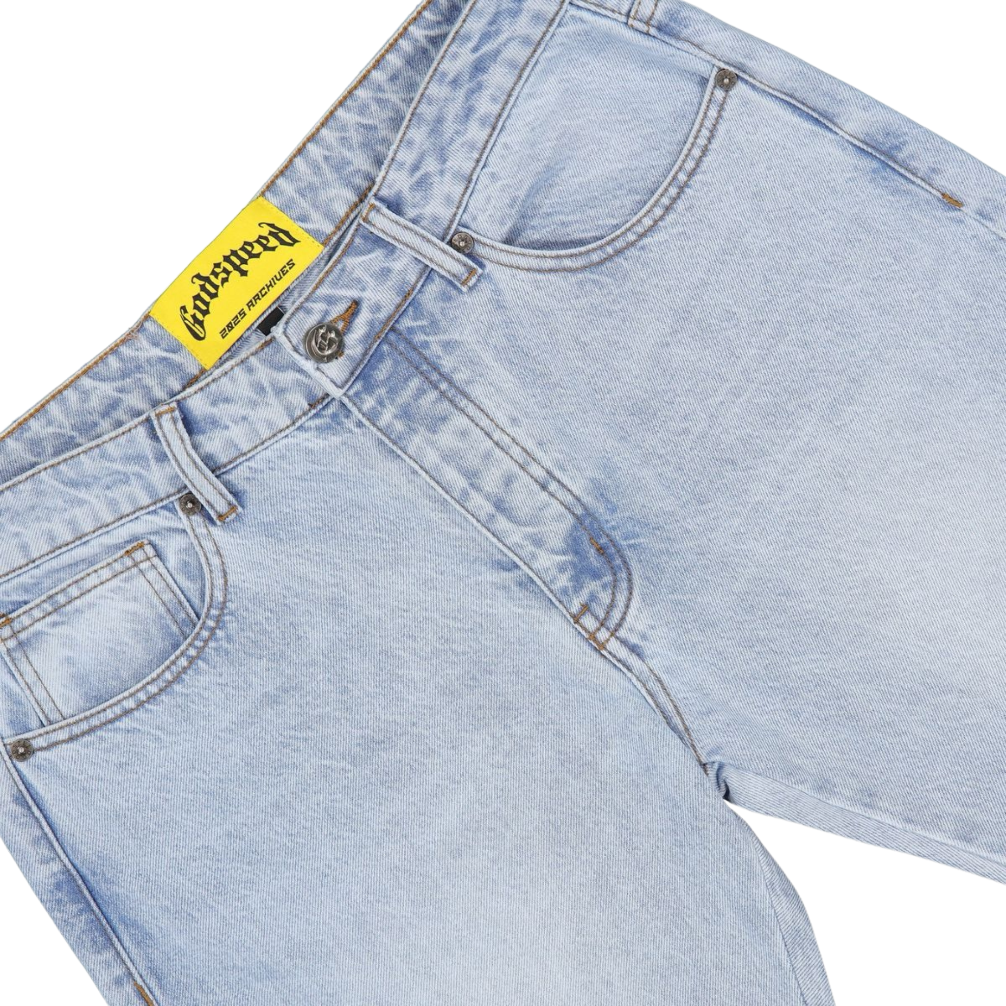Godspeed "OG Logo" Flared Denim (Blue) - Godspeed