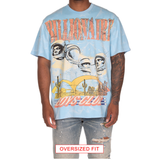 Billionaire Boys "Rushmore" SS Knit (Oversized) (Baltic Sea) - Billionaire Boys Club