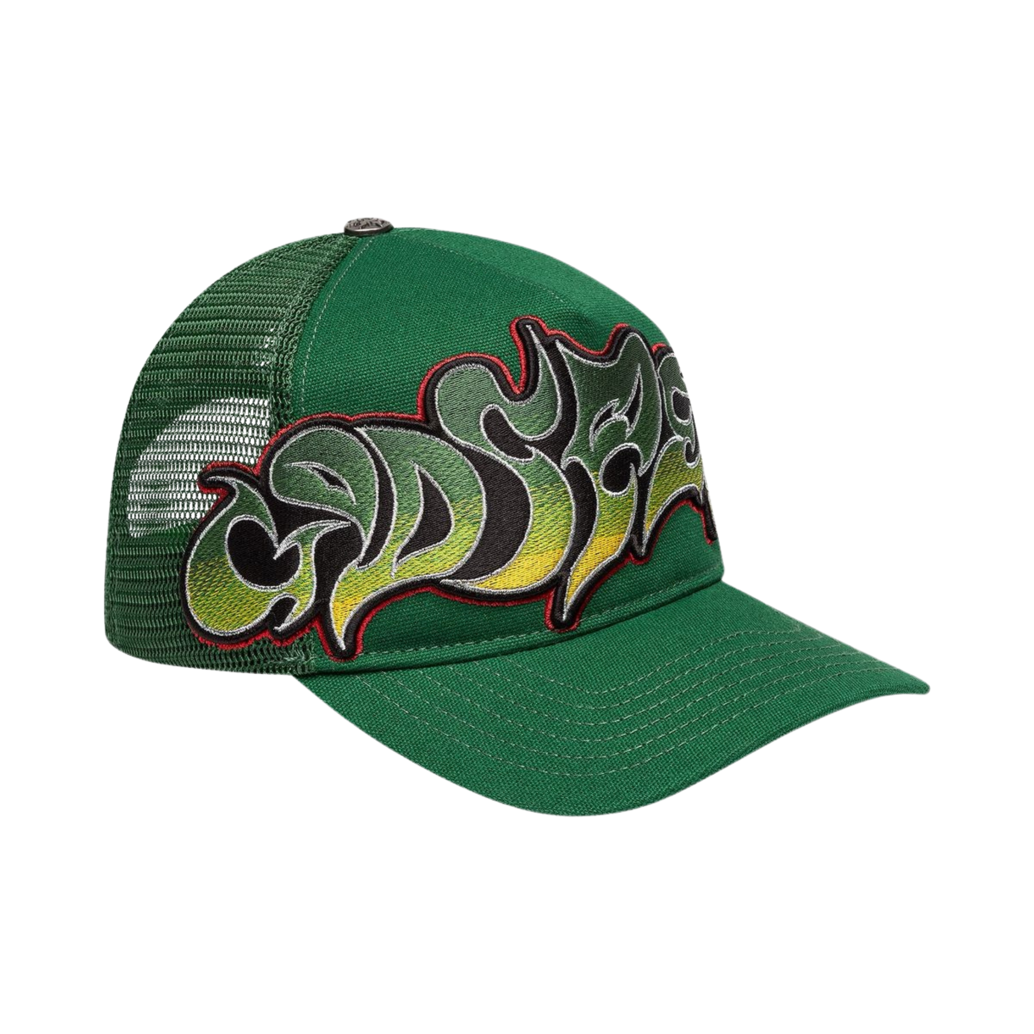 Godspeed GS Neo Trucker Hat (Green/Yellow/Red) - Godspeed