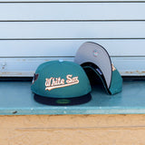 New Era Chicago White Sox Side Patch Fitted (Teal/Navy) - New Era