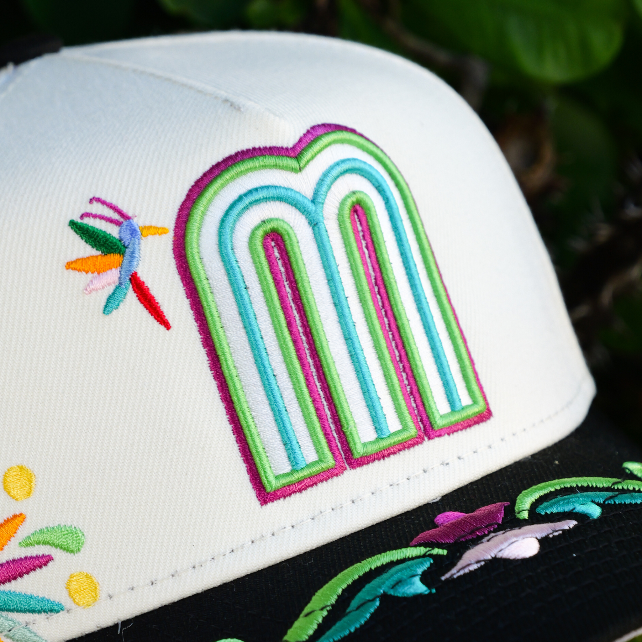 Mexico 2026 World Baseball Classic 9FORTY Snapback - Cream/Black/Multi - New Era