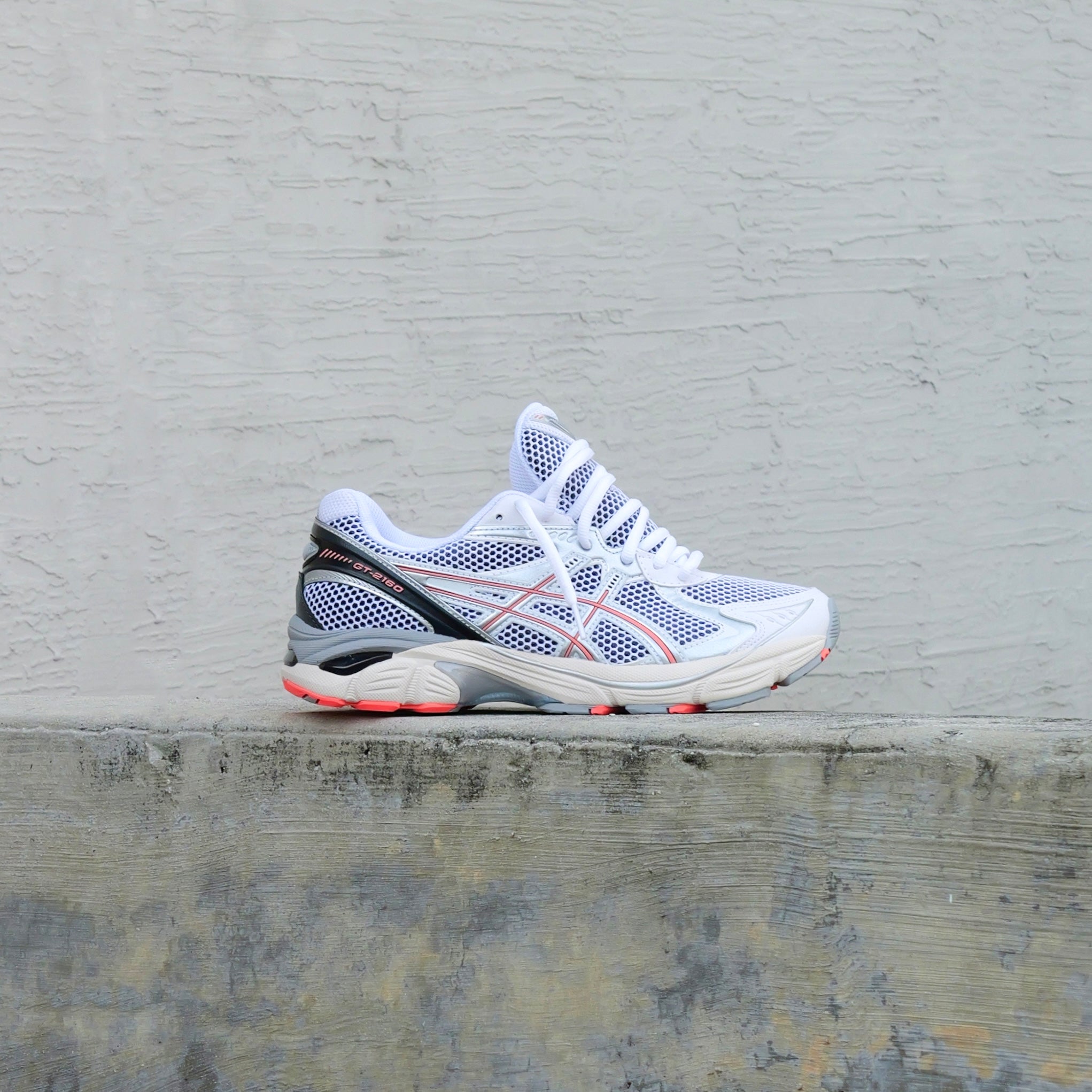 Mens Asics GT-2160 (White Sun/Coral) - Asics