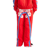 DSM "Reverso" Nylon Pant-Red/Blue - Diet Starts Monday