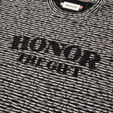 Honor The Gift Stripe Box Tee (Black) - Honor The Gift