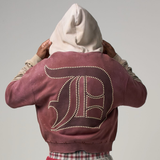 DUAA "Fig" Zip Up Hoodie (Brown) - DUAA