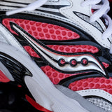 Mens Saucony ProGrid Omni 9 (Silver/Coral) - Saucony
