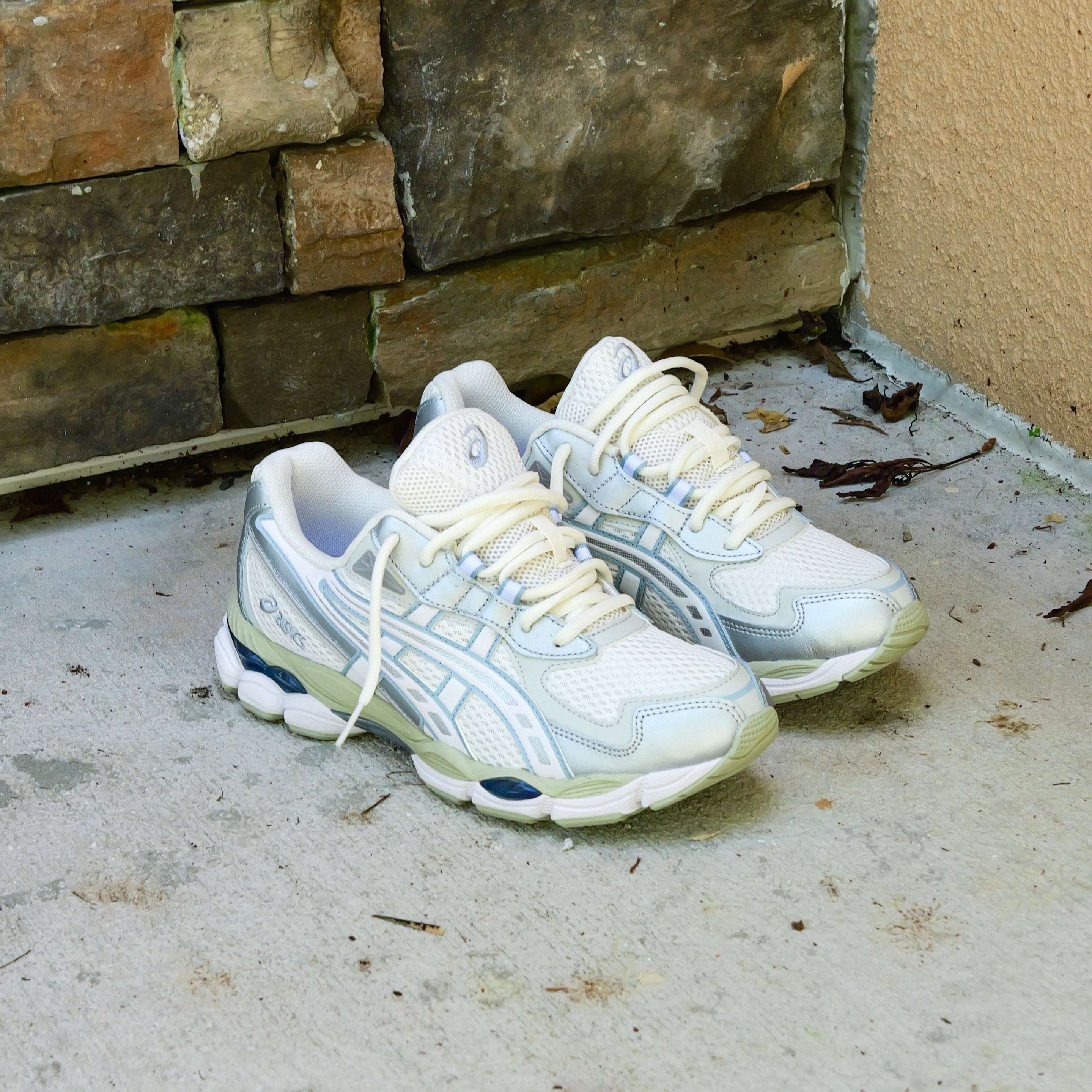 Mens Asics Gel-NYC 2055 (Cream/Dolphin) - Asics