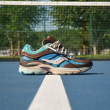 Mens Saucony x FootPatrol ProGrid Omni 9 (Blue/Brown)