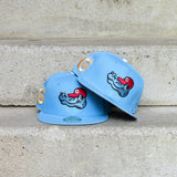 New Era Chicago Cubs Side Patch Fitted (Sky) - New Era