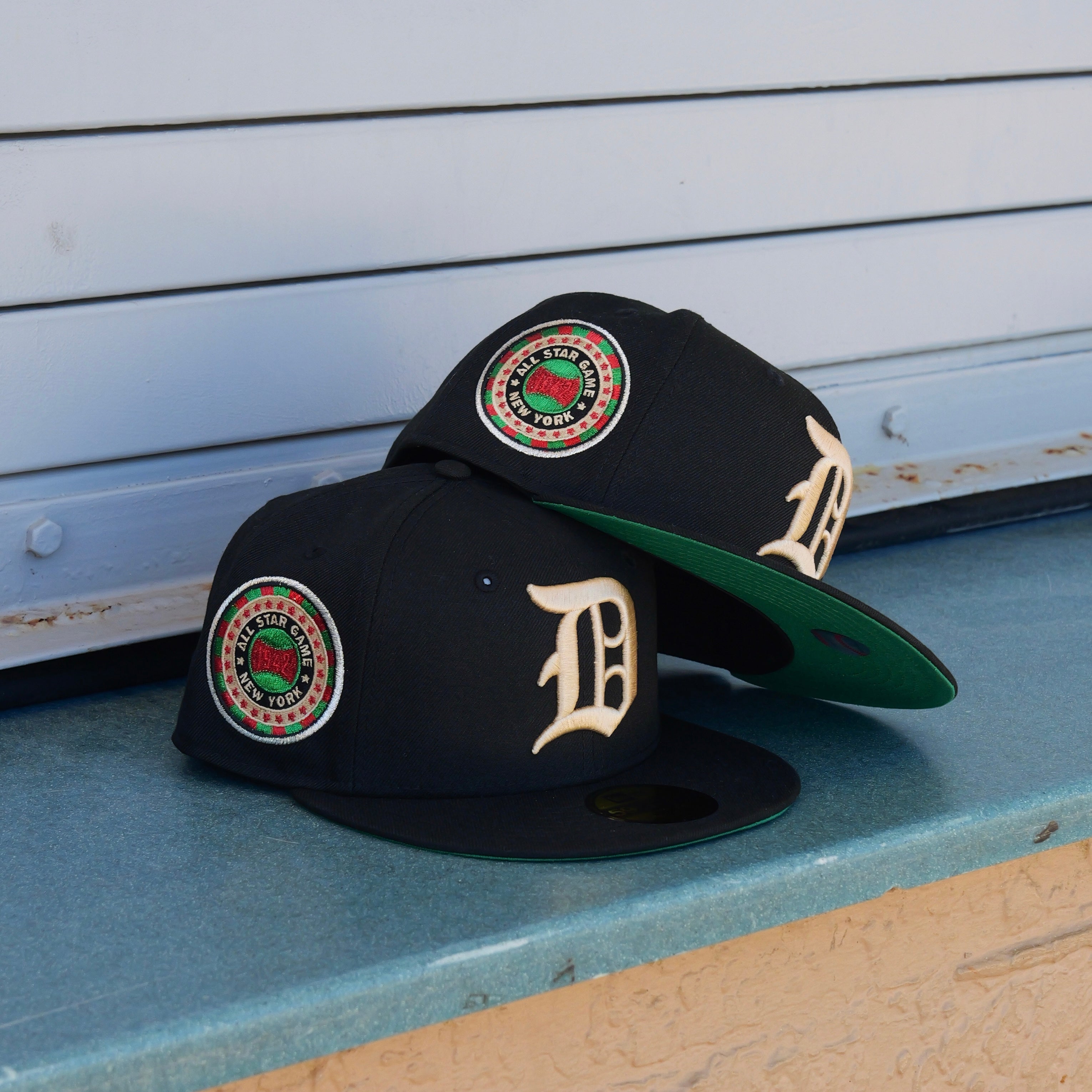 New Era Detroit Tigers 1942 All-Star Game Side Patch Green UV 59Fifty Fitted (Black) - New Era