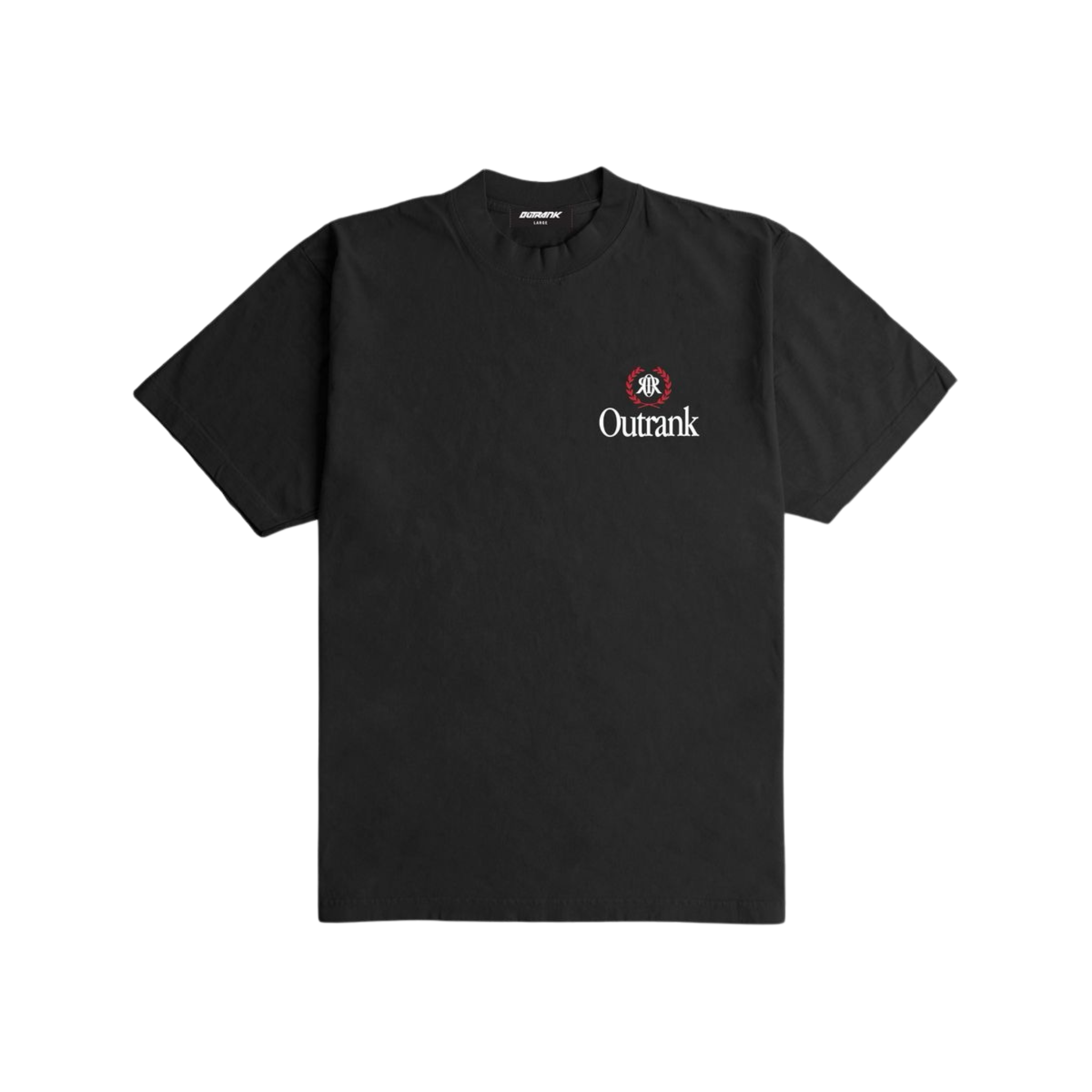 Outrank "Left Behind" Heavyweight T-shirt (Black) - Outrank