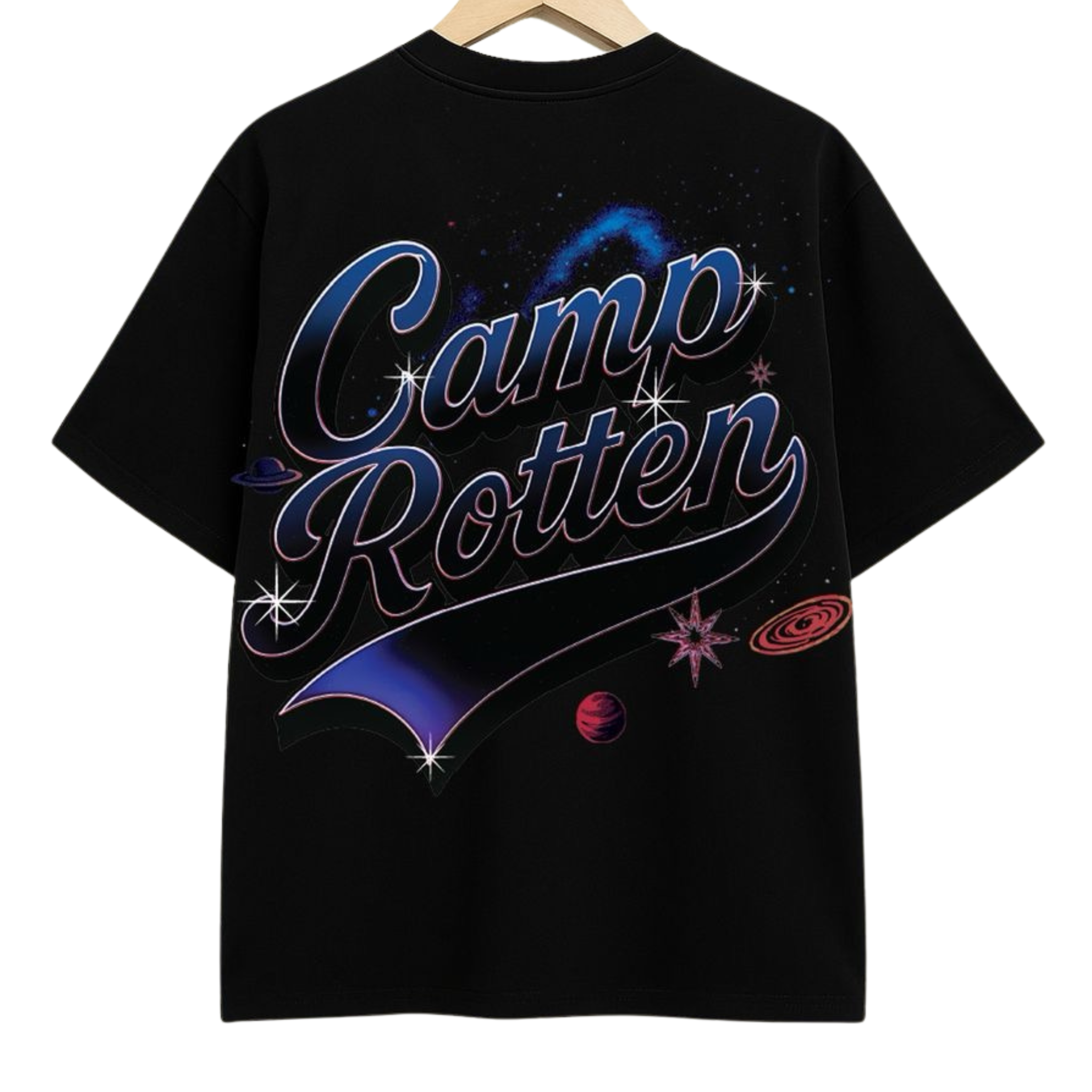 Dry Rot "Camp Rotten" Tee (Black) - Dry Rot