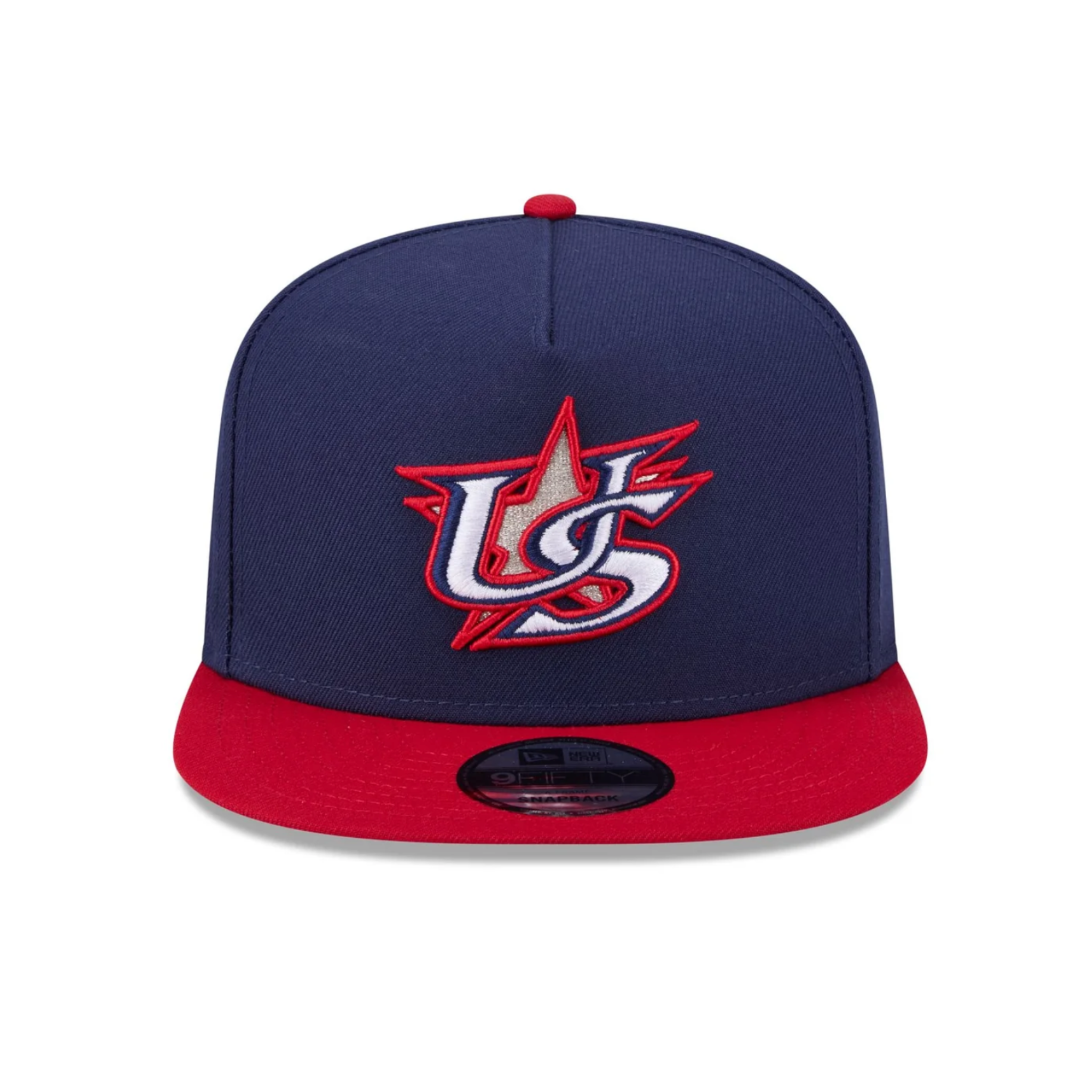 USA 2026 World Baseball Classic 9FIFTY A-Frame Snapback- Navy/Red - New Era