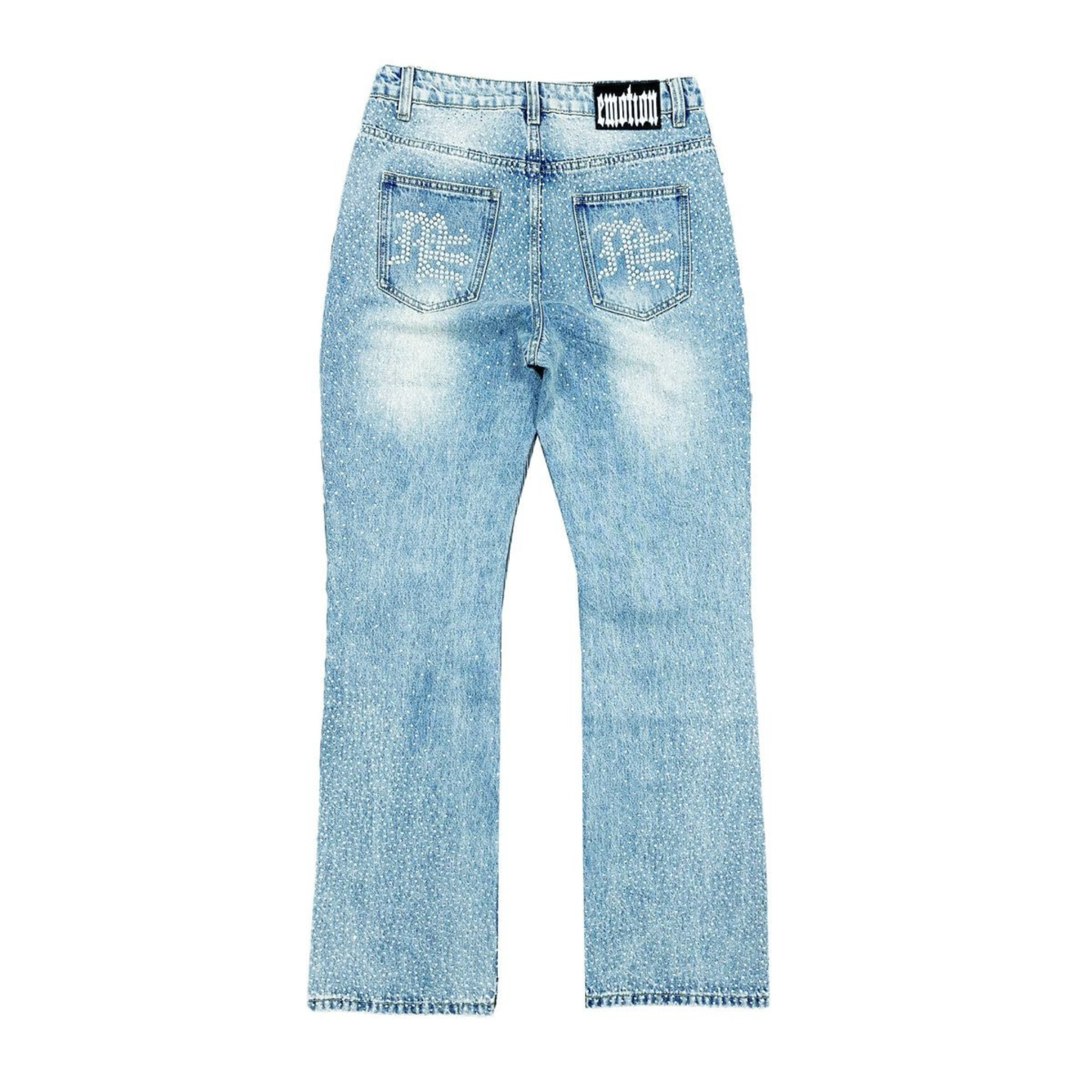 Mixed Emotion 'ME' Rhinestone Jeans - Mixed Emotion
