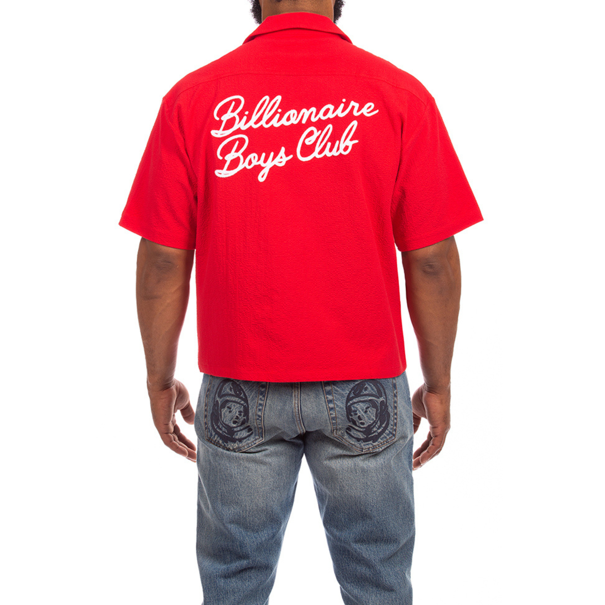 Billionaire Boys Club "Script" ss woven (Red) - Billionaire Boys Club