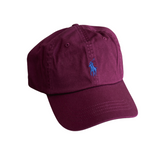 Polo Ralph Lauren Horse Twill Ball Cap (Burgundy) - Polo Ralph Lauren