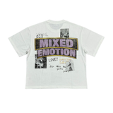 Mixed Emotion “Lost Identity”Tee (White) - Mixed Emotion