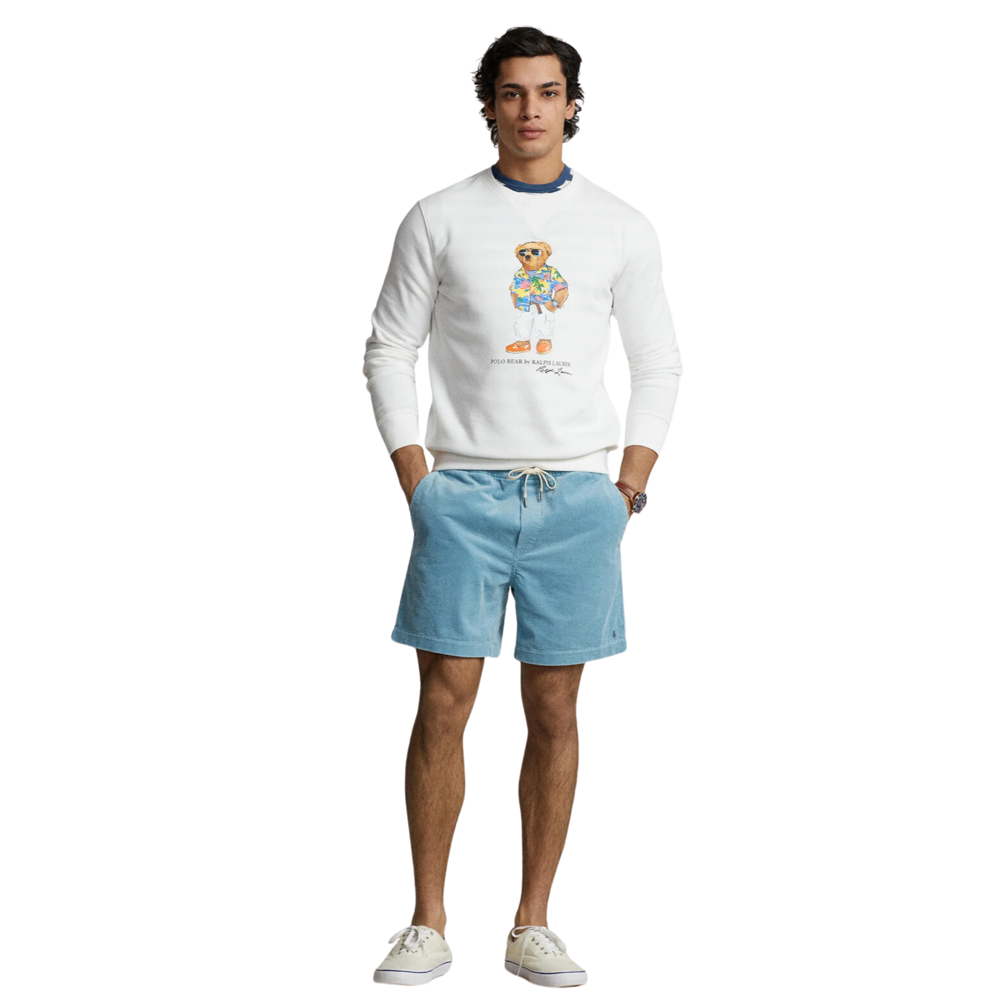 Polo Ralph Lauren Bear Crewneck (White) - Polo Ralph Lauren