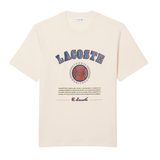 Lacoste Men's Tennis Tee (Cream) - Lacoste