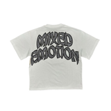 Mixed Emotion "Arch Angel" Rhinestone Tee (White) - Mixed Emotion