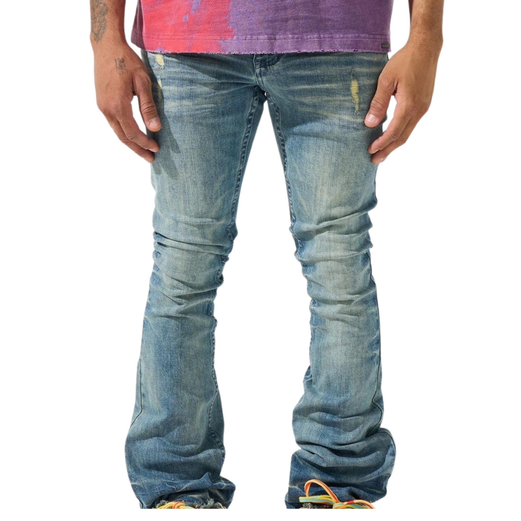 Serenede "NEPTUNE" Stacked Jeans - Serenede