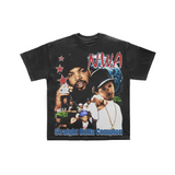 Present Vintage "N.W.A" Tee (Washed-Black)