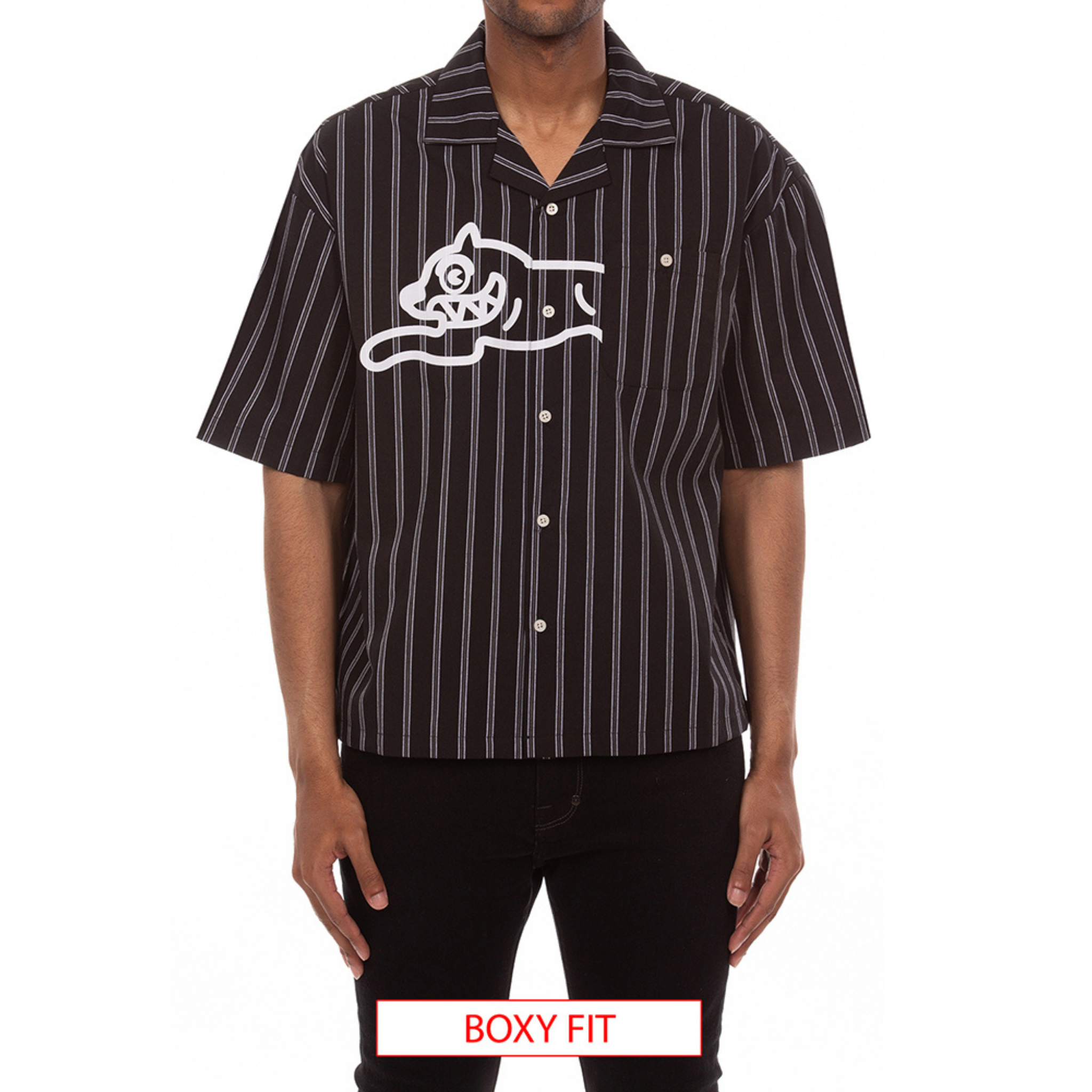 Icecream "Boost" SS Woven (Black) - Ice Cream