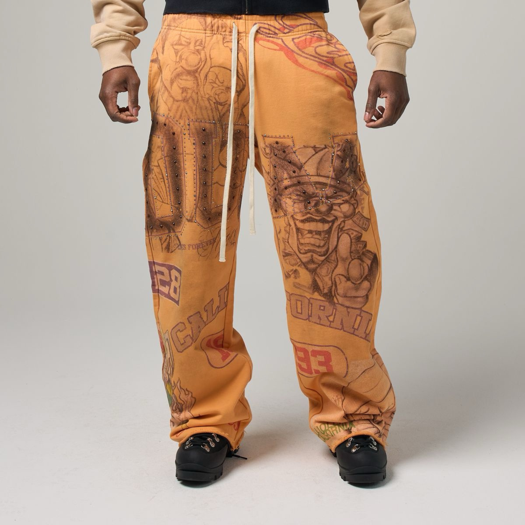 DUAA "Coral" Sweatpants (Orange) - DUAA