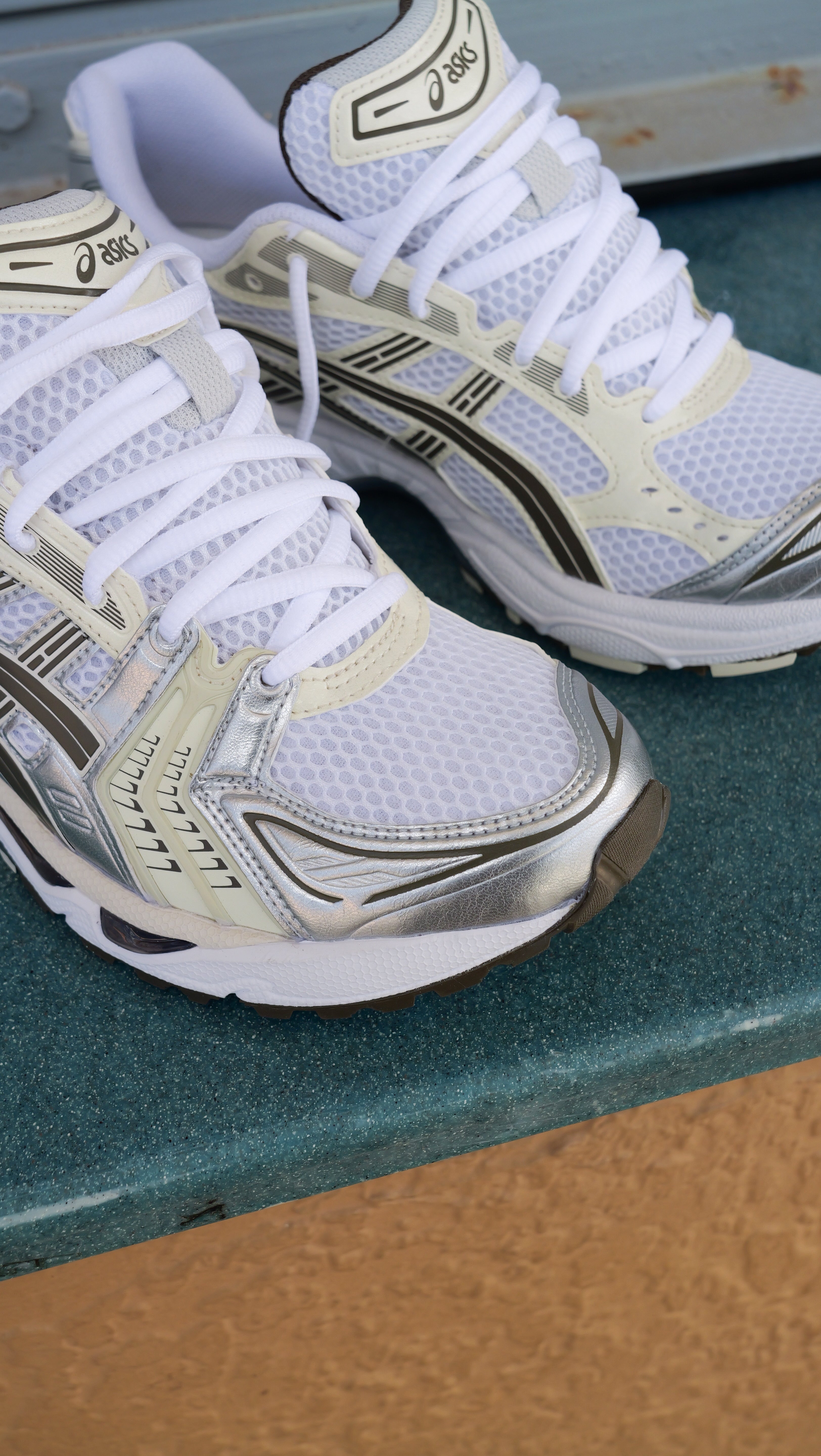 Mens Asics Gel-Kayano 14 (White/Ivory) - Asics