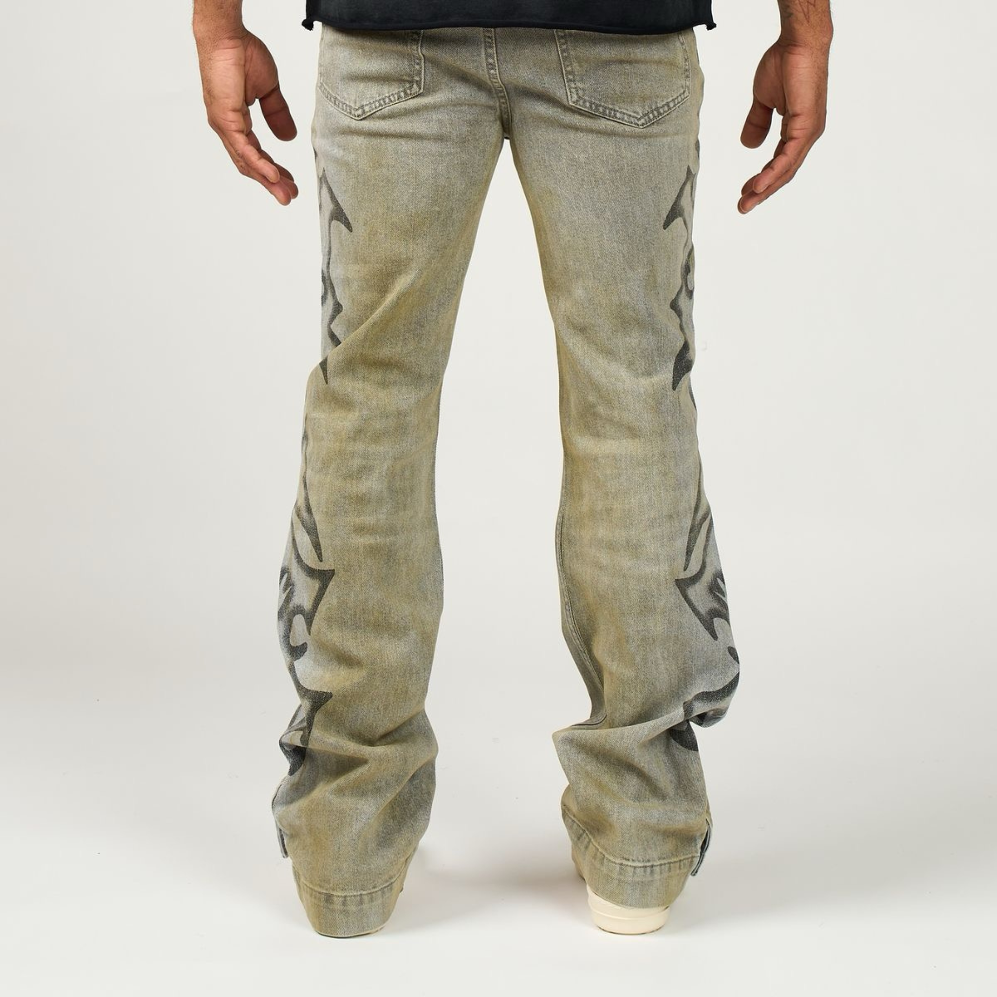 DUAA "Stone" Grey Denim - DUAA