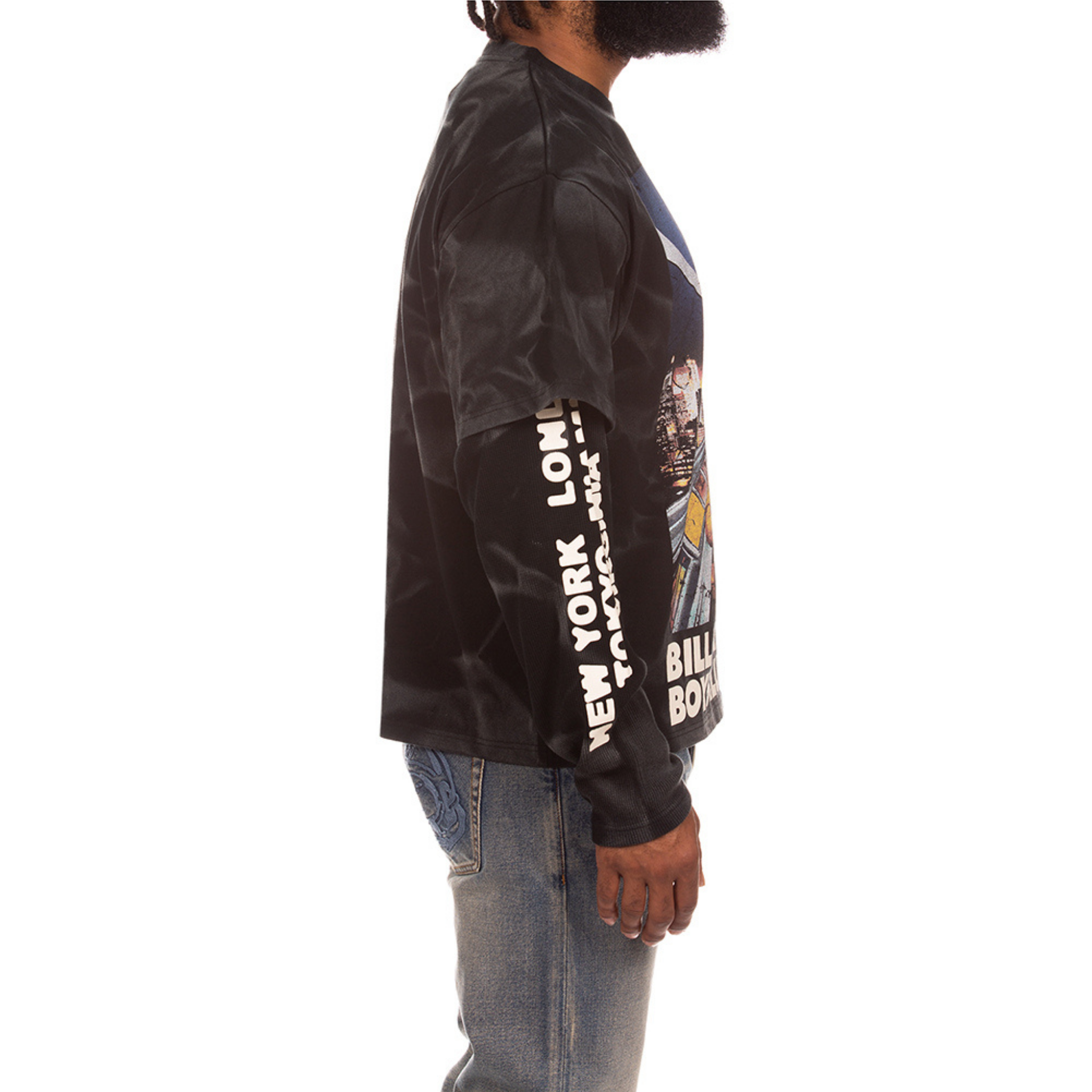 Billionaire Boys Club "Arrival" LS Knit Tee (Black) - Billionaire Boys Club