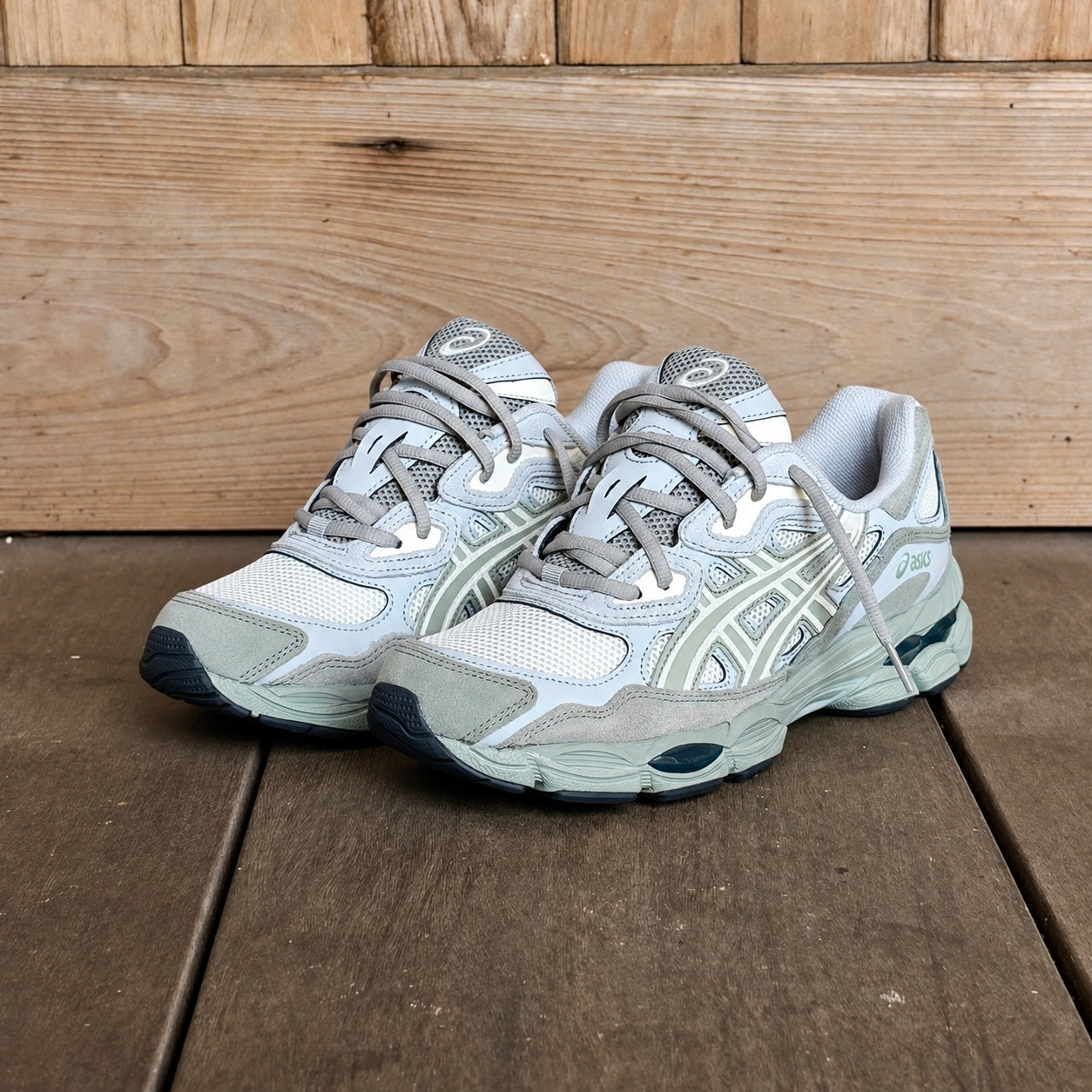 Mens Asics Gel-NYC (Cream/Light Sage)